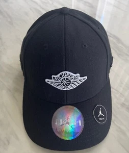 Nike Air Jordan Jumpman Baseball Hat Cap Youth Boys SZ 8/20 Black 9A0079-023 - Picture 1 of 7