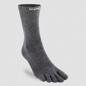 Injinji Liner Crew Wool - lightweight merino toe sock