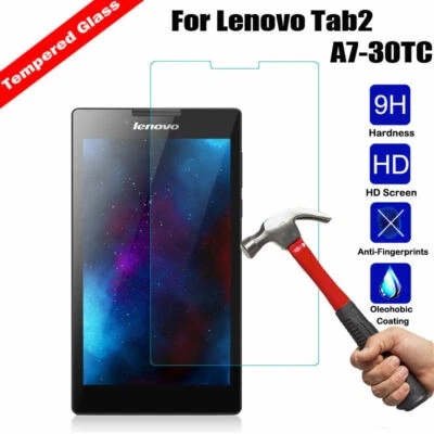 Lenovo Tab 2 A7-30  A7-10F Tab 4 Genuine Tempered Glass Screen Protector Premium - Image 1 of 4