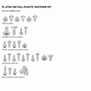 Kit Tornillos UFO Carenado Plástico para KTM SX85 2018-2024 - Imagen 1 de 1