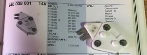 Regolatore Tensione Opel Ascona Kadett Omega Manta Rekord per 1204236 - Picture 1 of 1