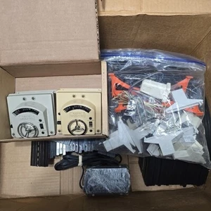 Vintage Lot of Aurora Model Motoring Slot Car Track And Two Controllers - Picture 1 of 6