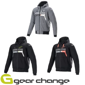 Sudadera con capucha cromada de encendido para motocicleta Alpinestars - Imagen 1 de 5