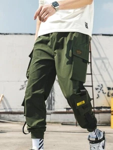 Pantalones cargo verdes japoneses Noragi Techwear ropa de calle asiáticos 2XL se ajustan como un S/M - Imagen 1 de 6