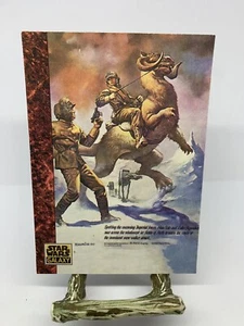 1993 Topps Star Wars Galaxy #72 Male Bonding Art - Picture 1 of 4