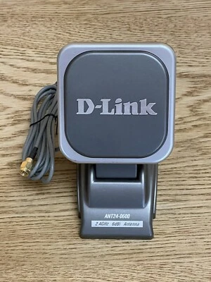 D-Link ANT24-0600 2.4GHz 6dBi Directional Indoor Range Extender Antenna 802.11bg - Image 1 of 4