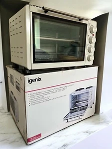 Igenix Electric Compact Mini Oven with Double Hotplates - IG7130 with Box - Picture 1 of 13