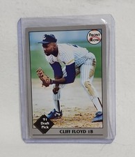 Cliff Floyd 1991 Front Row Draft Picks Baseball Card #49 - Used - Collectible