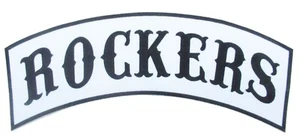 Backpatche Rockers patche dorsal dos écusson grande taille patch brodé - Picture 1 of 2