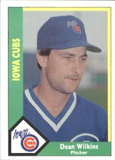 1990 Iowa Cubs CMC #9 Dean Wilkins