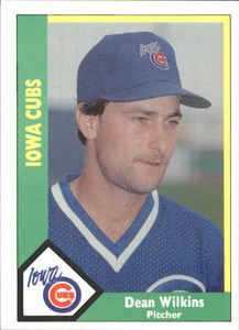 1990 Iowa Cubs CMC #9 Dean Wilkins