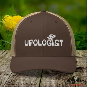 UFOlogist UFO Alien Area 51 Trucker Hat for Men Women - Picture 1 of 31