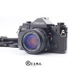 [Fast neuwertig] Canon A-1 Objektiv 35 mm Filmkamera schwarzes Gehäuse NEU FD 50 mm f1,4 JAPAN
