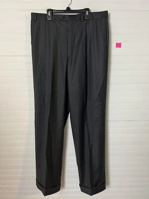 Calça social Michael Kors masculina listrada com pinos calças, cinza veja descrição para tamanho - Imagem 1 de 4