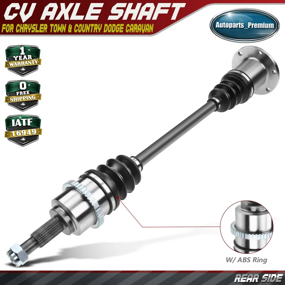 Conjunto de eje trasero CV para Dodge Grand Caravan Chrysler 92-95 Town & Country AWD Foto 1 de 4