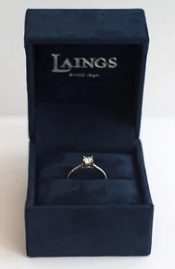 0.5ct Diamond Solitaire Platinum Ring (Size M) (was £2700 new!) - Picture 1 of 10
