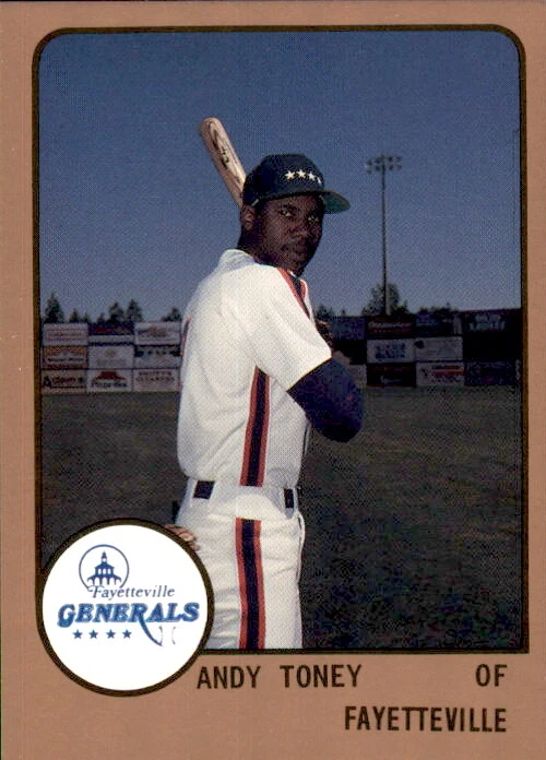 1988 Fayetteville Generals ProCards 1082 Andy Toney Carson California CA NM Card - Image 1 of 1