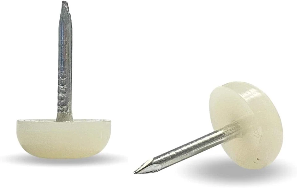 SWACO Nail On Furniture Nail Glides Tables -  Nickel 3/4"L-1/2"D  (100pcs) - Image 1 of 1