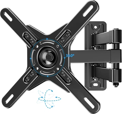 Full Motion TV Wall Mount, [360° Rotation] [180° Swivel] [21.9" Extend Arm] TV M - Image 1 of 4