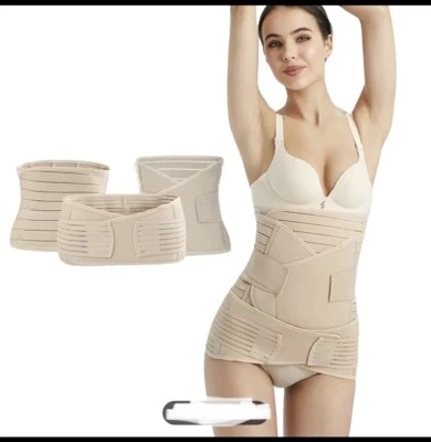 Envoltura de vientre posparto 3 en 1 recuperación vientre/cintura/pelvis cinturón banda posparto Foto 1 de 4