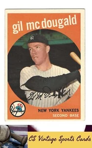 1959 Topps #345 Gil McDougald - Bild 1 von 2