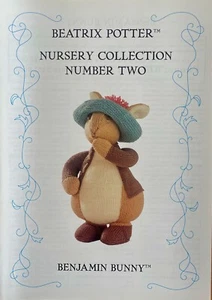 BENJAMIN BUNNY BEATRIX POTTER TOY KNITTING PATTERN not a copy! - Picture 1 of 2