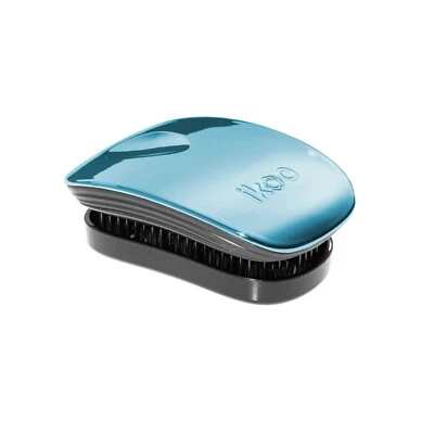 NUEVO en Caja, Cepillo Desenredante Ikoo Home Sin Esfuerzo en Azul Metálico Pacífico Foto 1 de 4