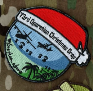 USAF C-130 LCLA LCLA MICRONESIA PALAU vêlkrö PATCH: 73rd🎅OPERATION CHRISTMAS🎅 - Picture 1 of 17