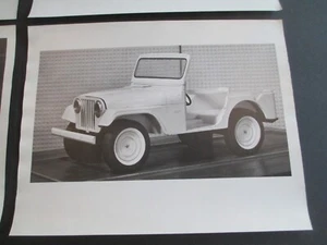 1964 1965 JEEP CJ5 ORIGINAL Scale Model Design Development 4 Photos      C79 - Picture 1 of 12