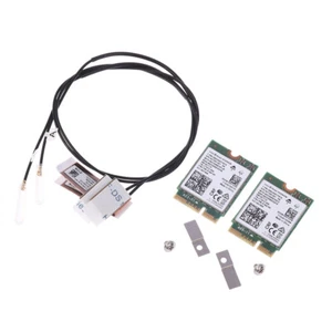 9560NGW WiFi Card+Antenna 1733Mbps Wireless AC 9560 Dual Band 2.4G/5G BT 5.0 - Photo 1/14