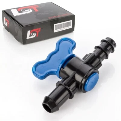 Absperrhahn Kugelhahn PE-Rohr Schlauch für Tropfanlage Gartenbewässerung 16x16mm - Bild 1 von 4