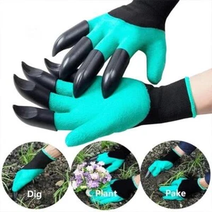 Garden Gloves with Claws for Digging, Planting, Weeding, and Protecting Nails - Picture 1 of 14