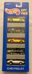 Hot Wheels / Paquete de regalo de 5 autos Chevrolet / De colección 1993 / Nuevo sellado - Imagen 1 de 11