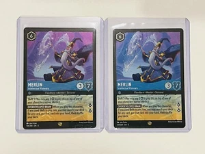 Disney Lorcana Shimmering Skies - Merlin #159/204 Legendary Cold Foil (2) - Picture 1 of 8