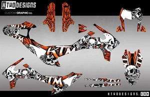 GRAPHIC KIT FOR KTM 690 SMC-R 2019 2020 2021 2022 2023 SMC R STICKERS DECAL - Picture 1 of 5
