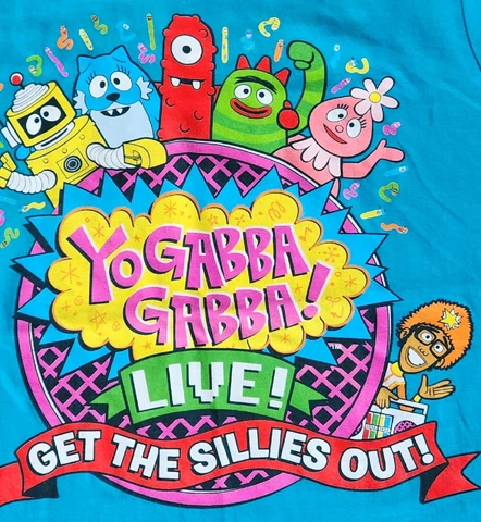 Yo Gabba Gabba T-Shirt live New York Los Angeles Unisex Tee Sz Small Cover