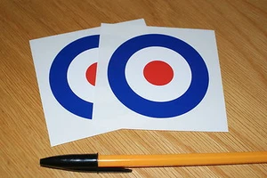 Vespa - Airforce Stickers (Pair) - Picture 1 of 1