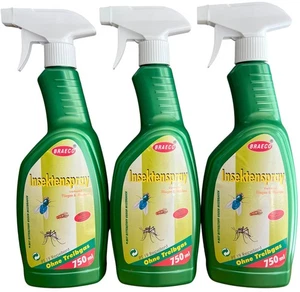 3x 750ml Braeco Insektenspray vertreibend PT 19 Repellent ohne Treibgas - Bild 1 von 12