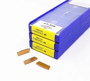 YB9320 ZTBD02002-MM CNC Grooving blade carbide inserts 10Pcs - Picture 1 of 6