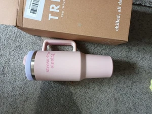 Trip 40 Unzen Becher Tasse mit Strohhalm Deckel Isoliert Edelstahl Wasserflasche - Bild 1 von 2