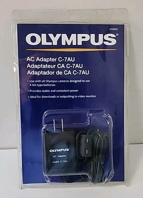 Adaptador de CA original Olympus C-7AU NUEVO EN PAQUETE Foto 1 de 2