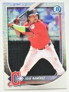 2025 Bowman - Chrome #89 Jose Ramirez Mojo Refractor - Picture 1 of 2