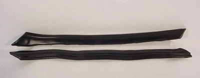 Used Pair 1967 Mercury Cougar Black Interior A Pillar Post Pads Trim - Image 1 of 4