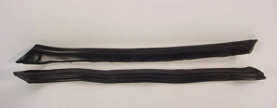 Used Pair 1967 Mercury Cougar Black Interior A Pillar Post Pads Trim Foto 1 de 4