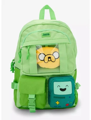 Adventure Time BMO Jake Multi Pocket Cargo Backpack NEW - Image 1 of 4