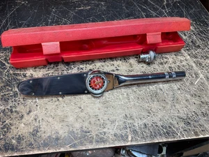 Snap-on TE175 Torqometer + S67 Ratchet Head Adapter 1/2" Drive 175ftlb - Bild 1 von 24
