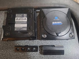 Sega Dreamcast Console Replacement Shell Top Bottom Casing Black Sega Sports VA1