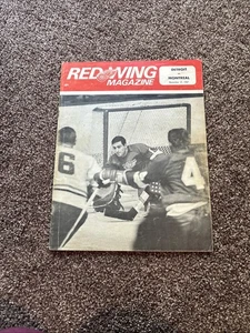 1967 Detroit Red Wings vs Montreal Magazin/Broschüre Howie Young & More - Bild 1 von 15