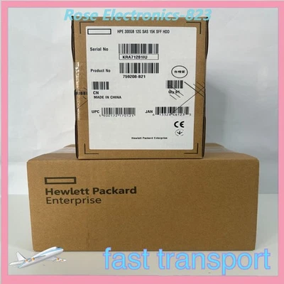 HPE 759546-001 759208-B21 300GB SAS 12G 15K rpm SFF 2.5" SC HDD Hard Drive - Image 1 of 4