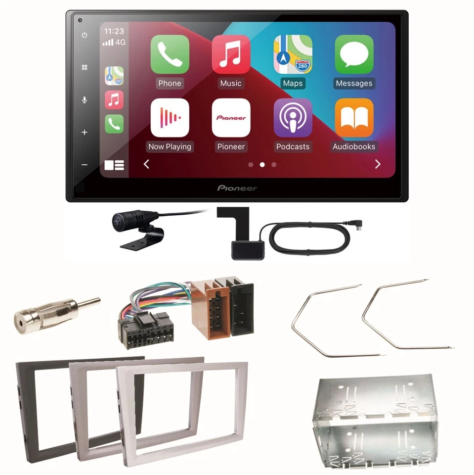 Pioneer SPH-DA160DAB CarPlay Einbauset für Opel Omega B Meriva A Agila Vivaro - Bild 1 von 1